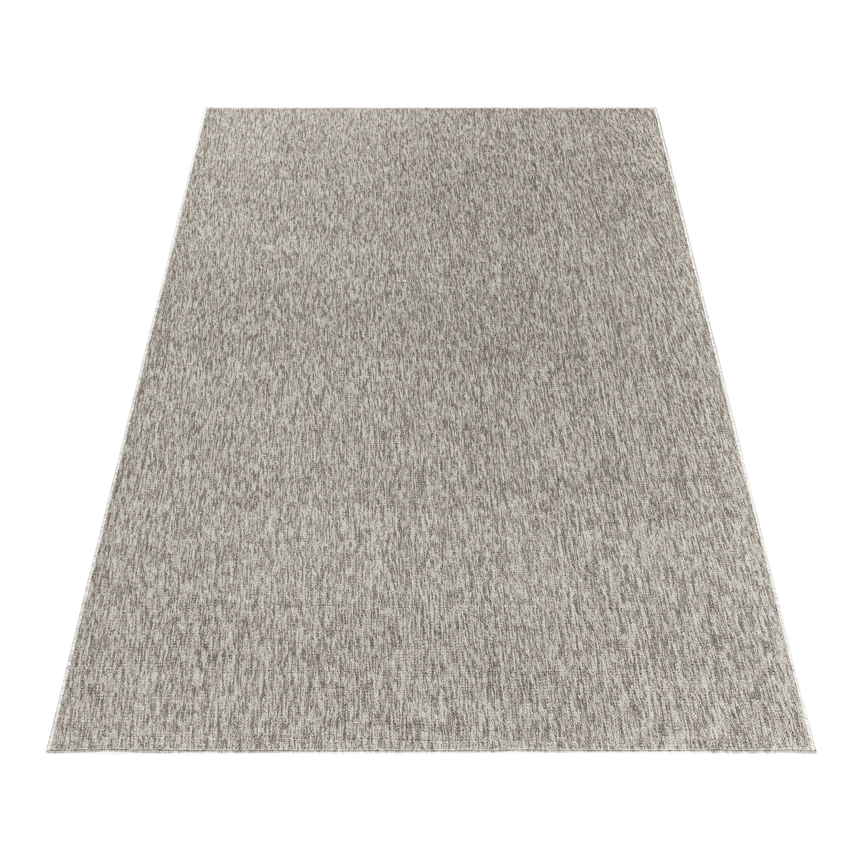 Kurzflor Teppich Flachgewebe meliert glänzend für alle Wohnräume und Zimmer