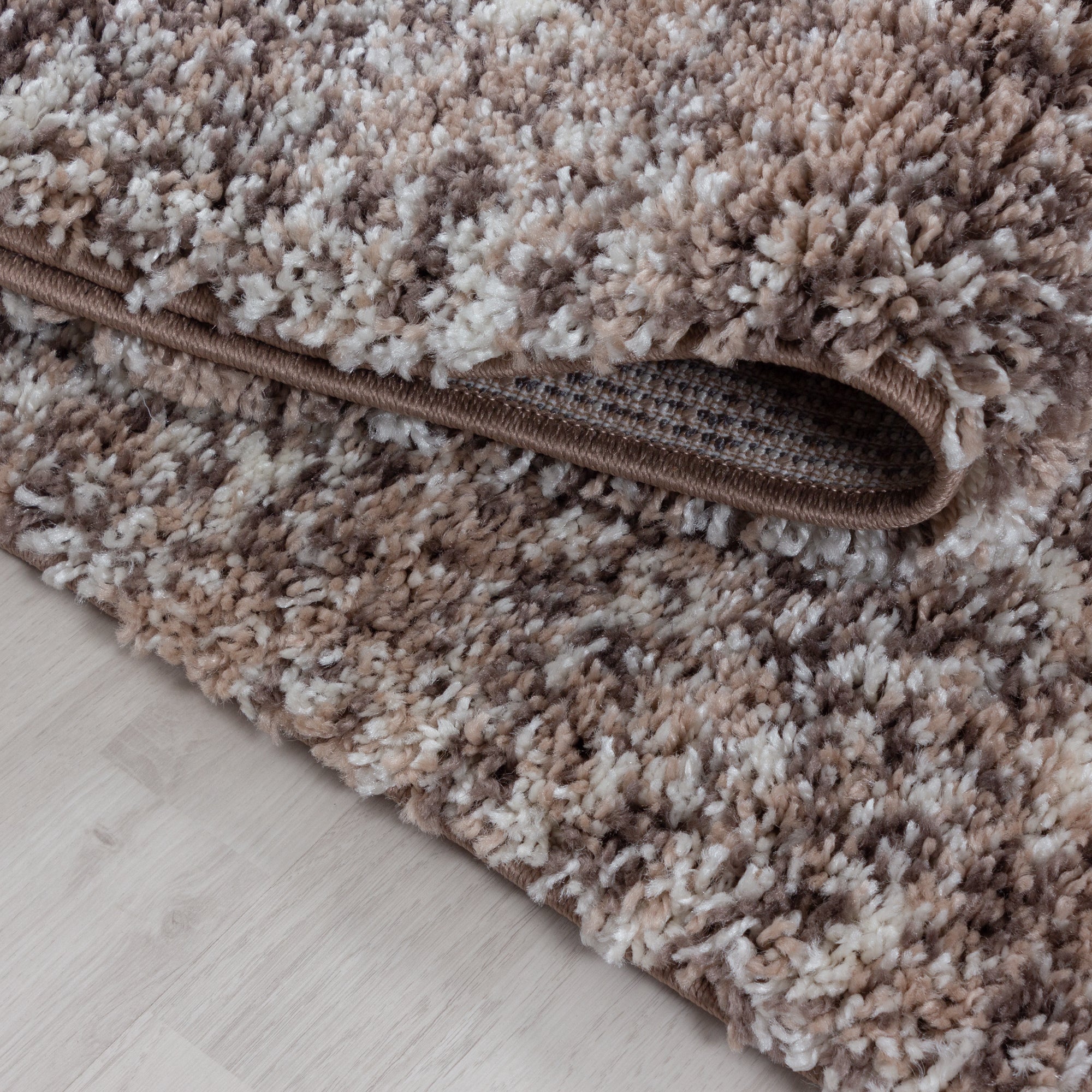 Shaggy Hochflor Langflor Teppich Wohnzimmerteppich Weich Soft Einfarbig Meliert