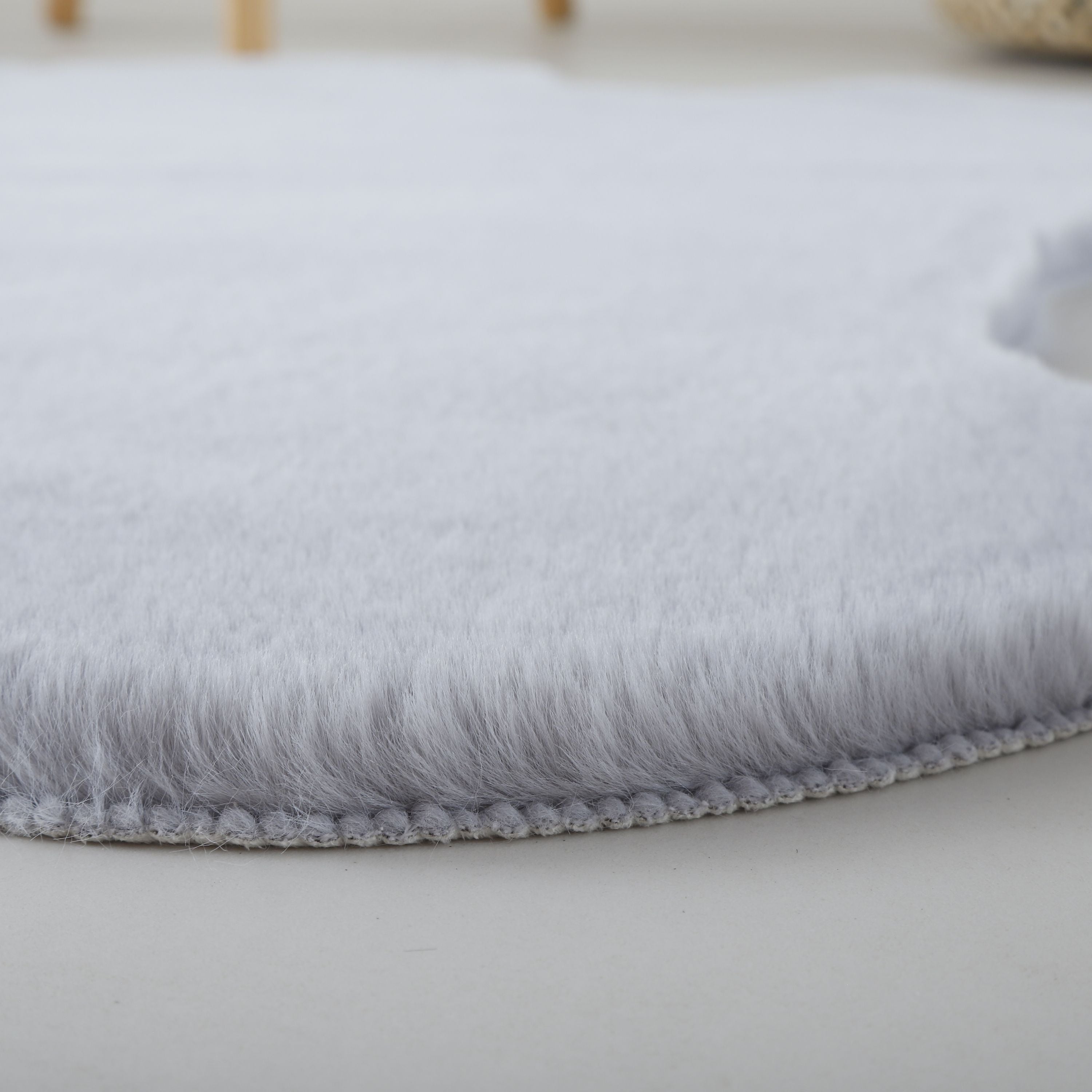 Kinderzimmer Teppich Bear Design Kinderteppich Waschbarer Hochflor Flauschig