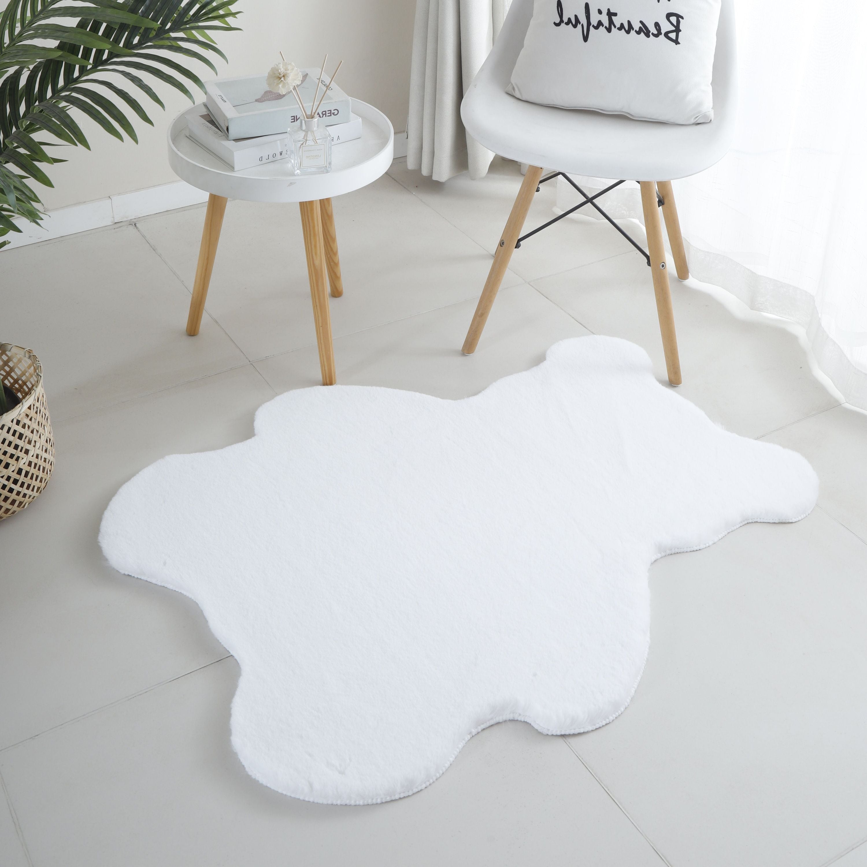 Kinderzimmer Teppich Bear Design Kinderteppich Waschbarer Hochflor Flauschig