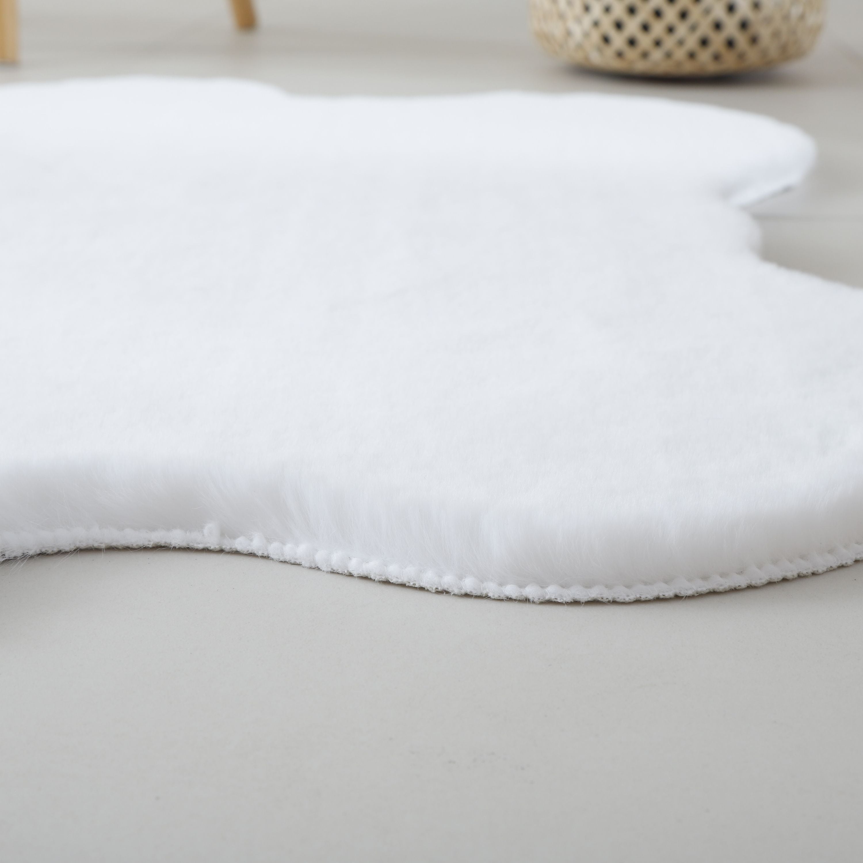 Kinderzimmer Teppich Bear Design Kinderteppich Waschbarer Hochflor Flauschig