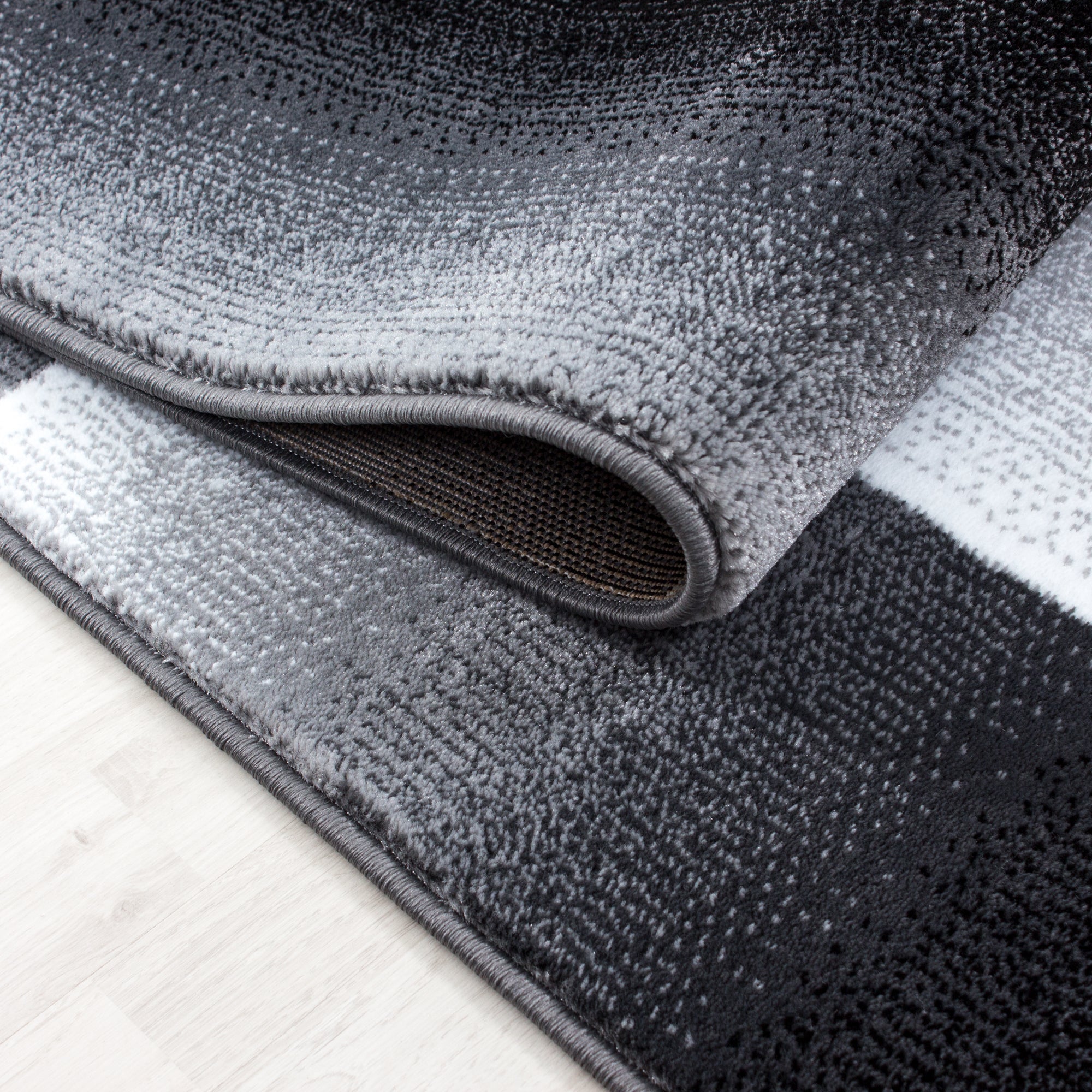 Moderner Design Teppich Geometrisch Kurzflor Wohnzimmer in vielen Farben Größen