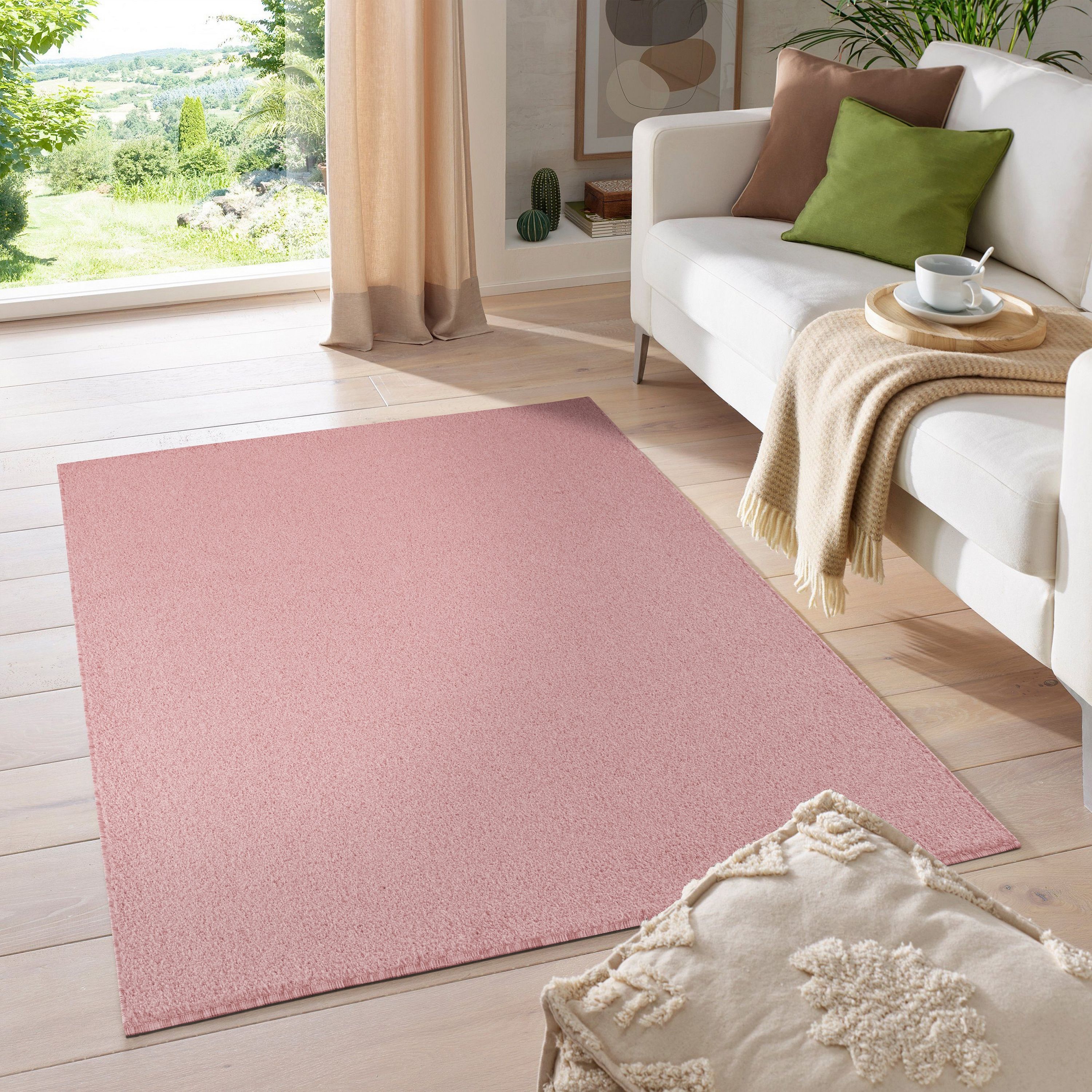 Kurzflor Teppich Robust Gabbeh Optik Schlafzimmerteppich Wohnzimmerteppich