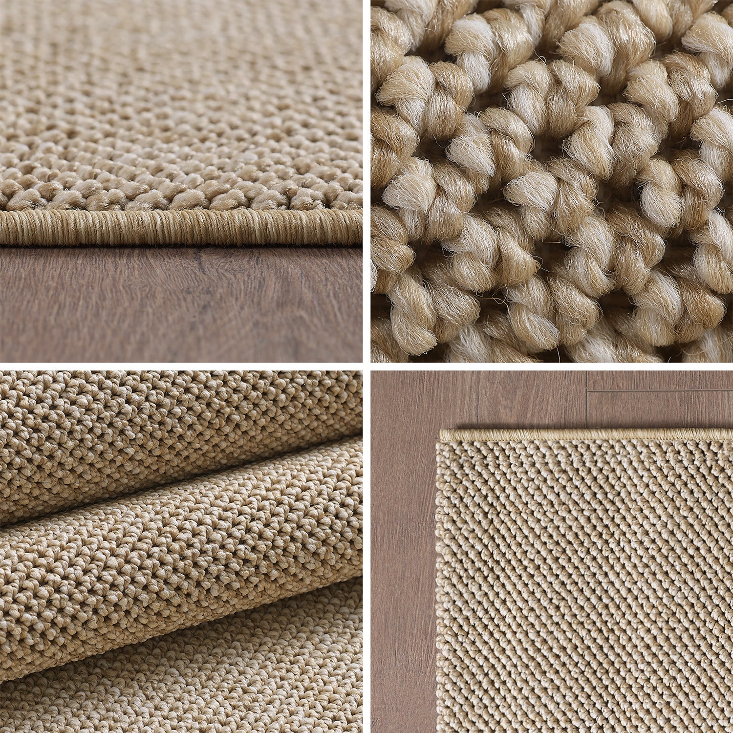 Teppich-Läufer für Bettumrandung, Cut-Loop, Meliert, Schlafzimmer Teppich