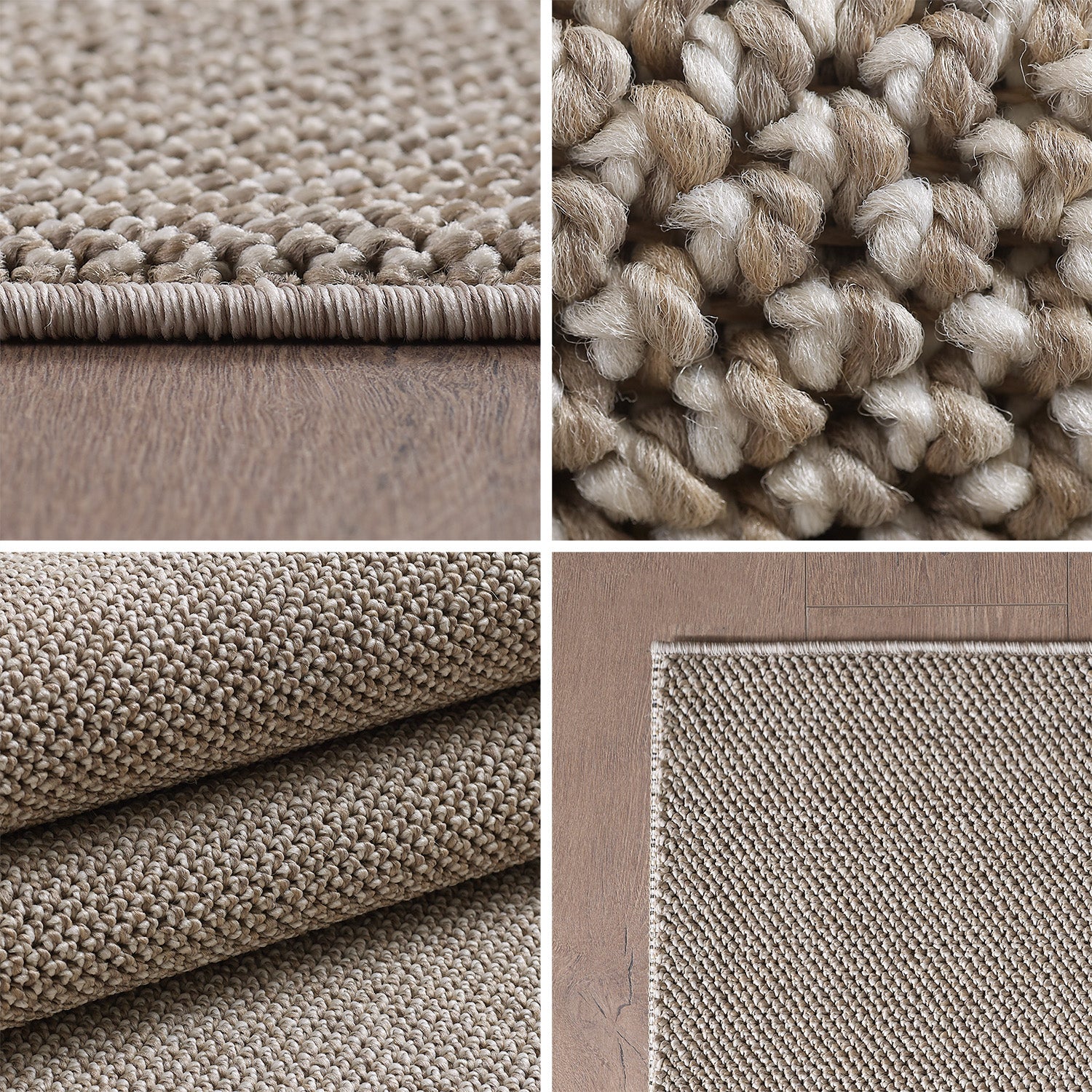 Teppich-Läufer für Bettumrandung, Cut-Loop, Meliert, Schlafzimmer Teppich