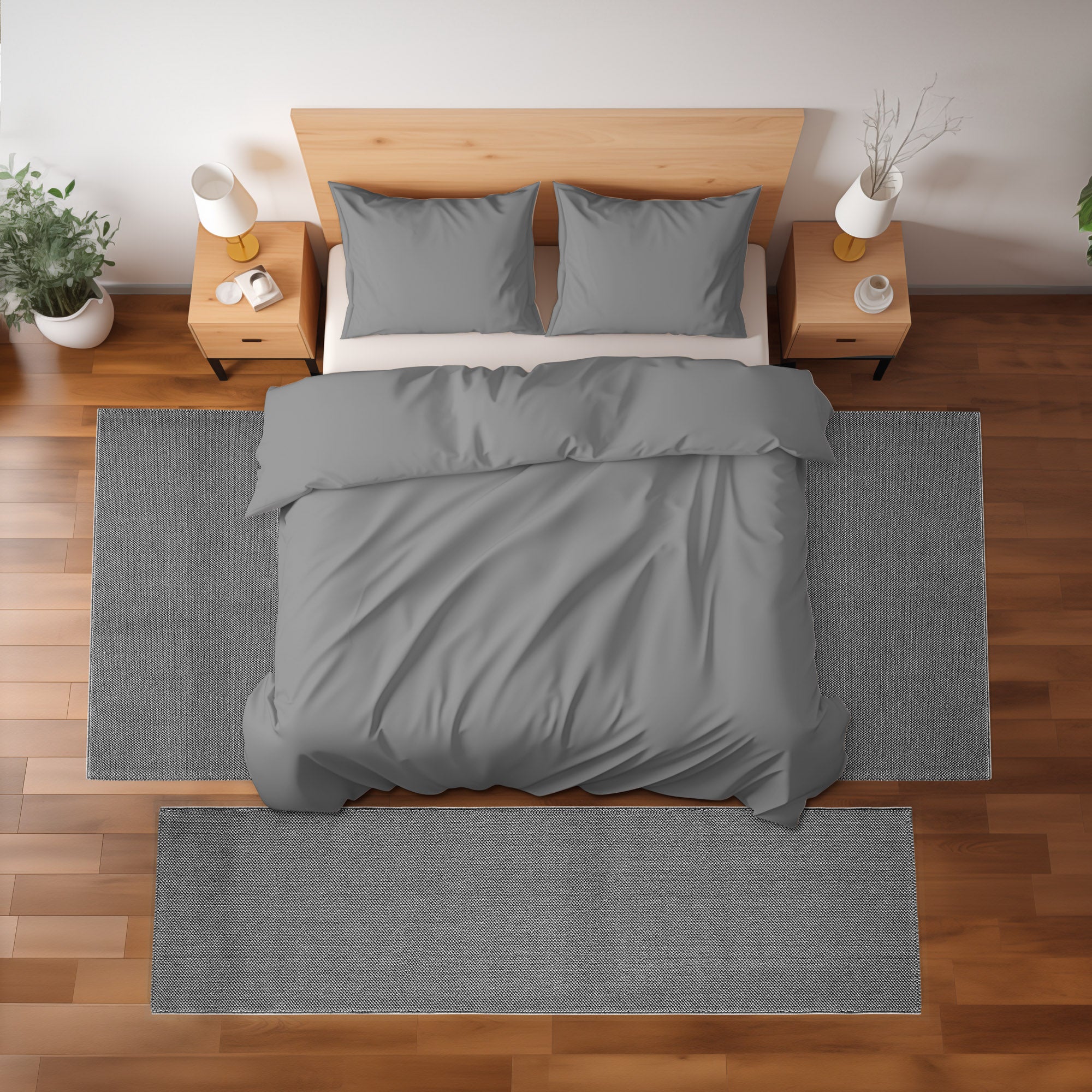 Teppich-Läufer für Bettumrandung, Cut-Loop, Meliert, Schlafzimmer Teppich