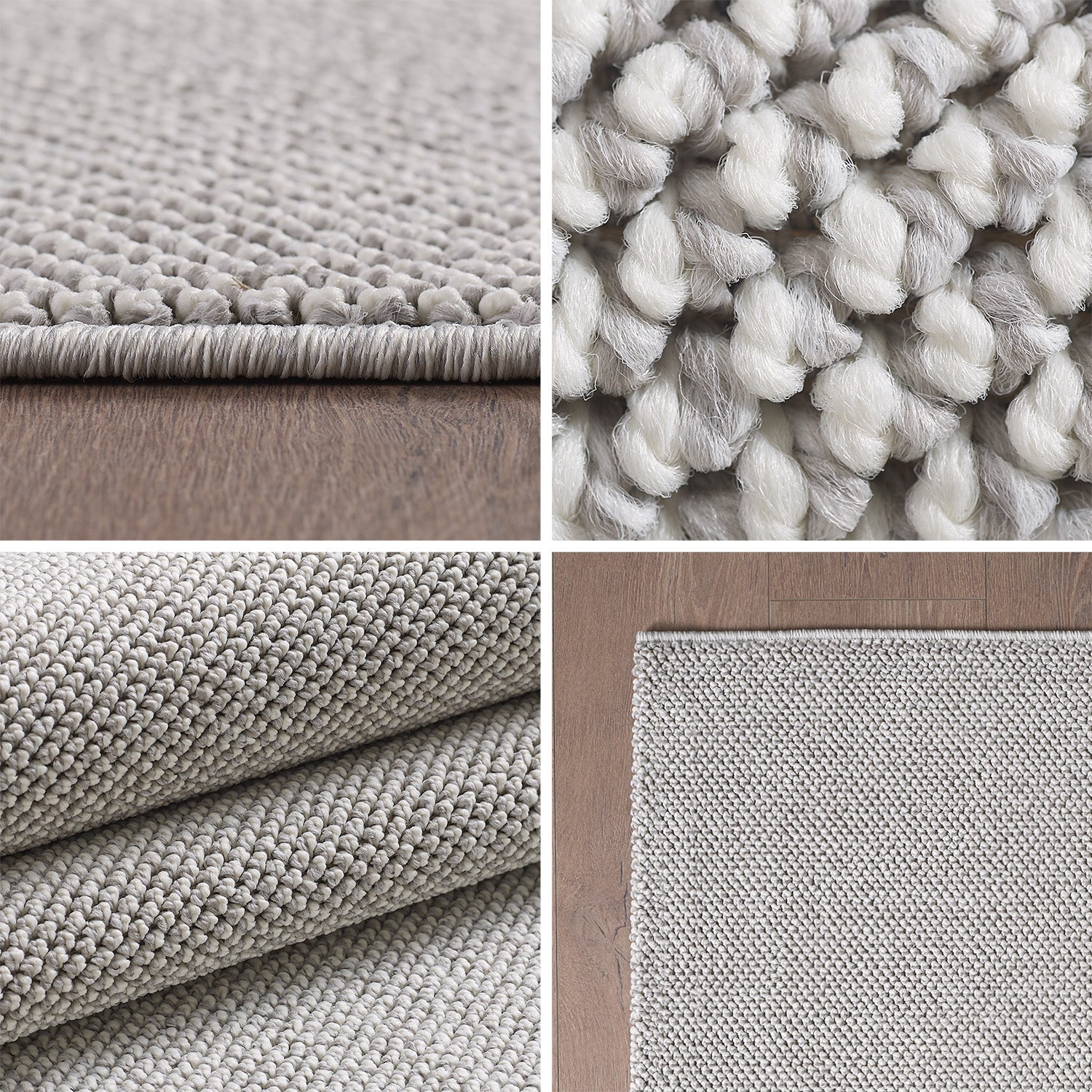 Teppich-Läufer für Bettumrandung, Cut-Loop, Meliert, Schlafzimmer Teppich