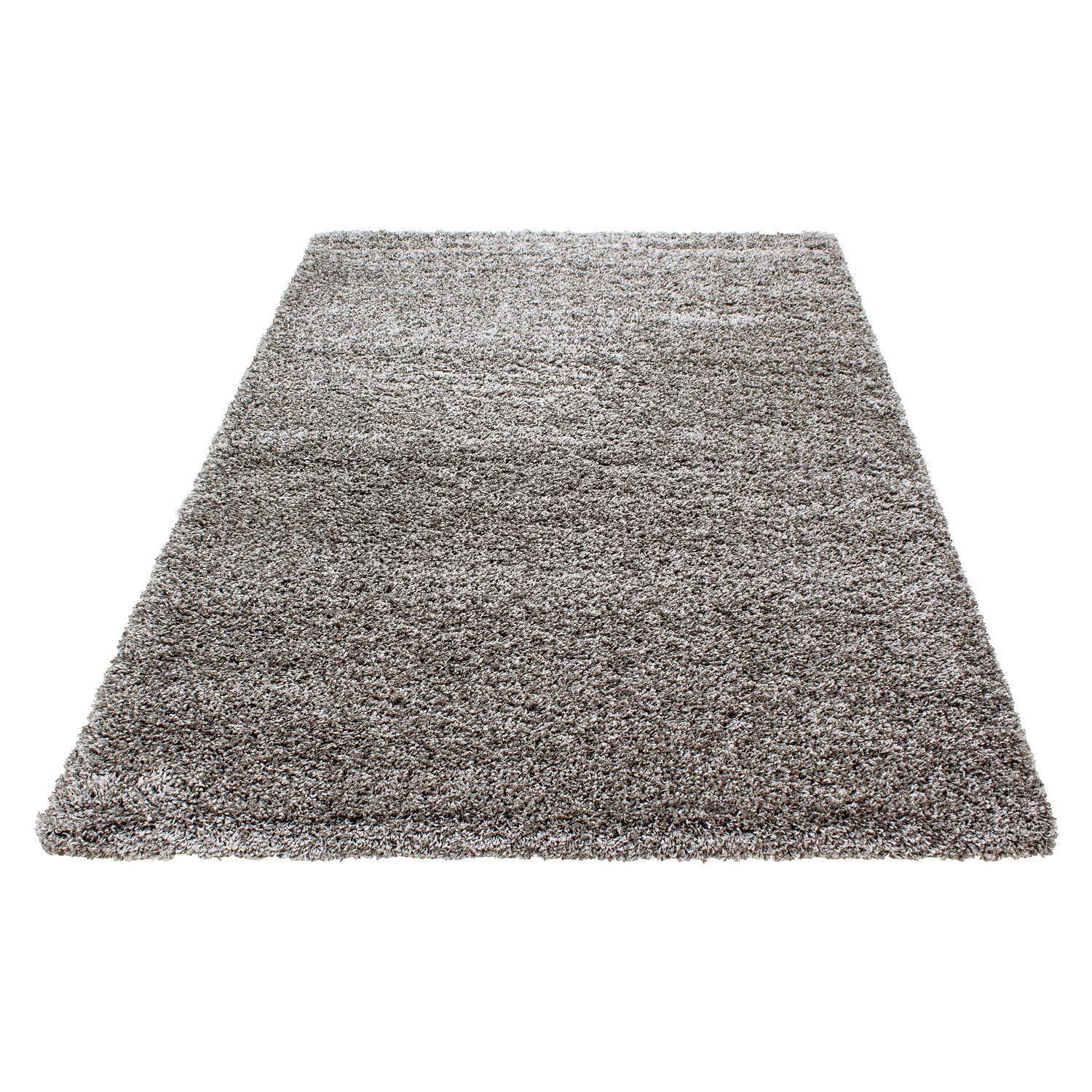 Shaggy Hochflor Langflor Teppich Soft Wohnzimmerteppich Farbe Taupe