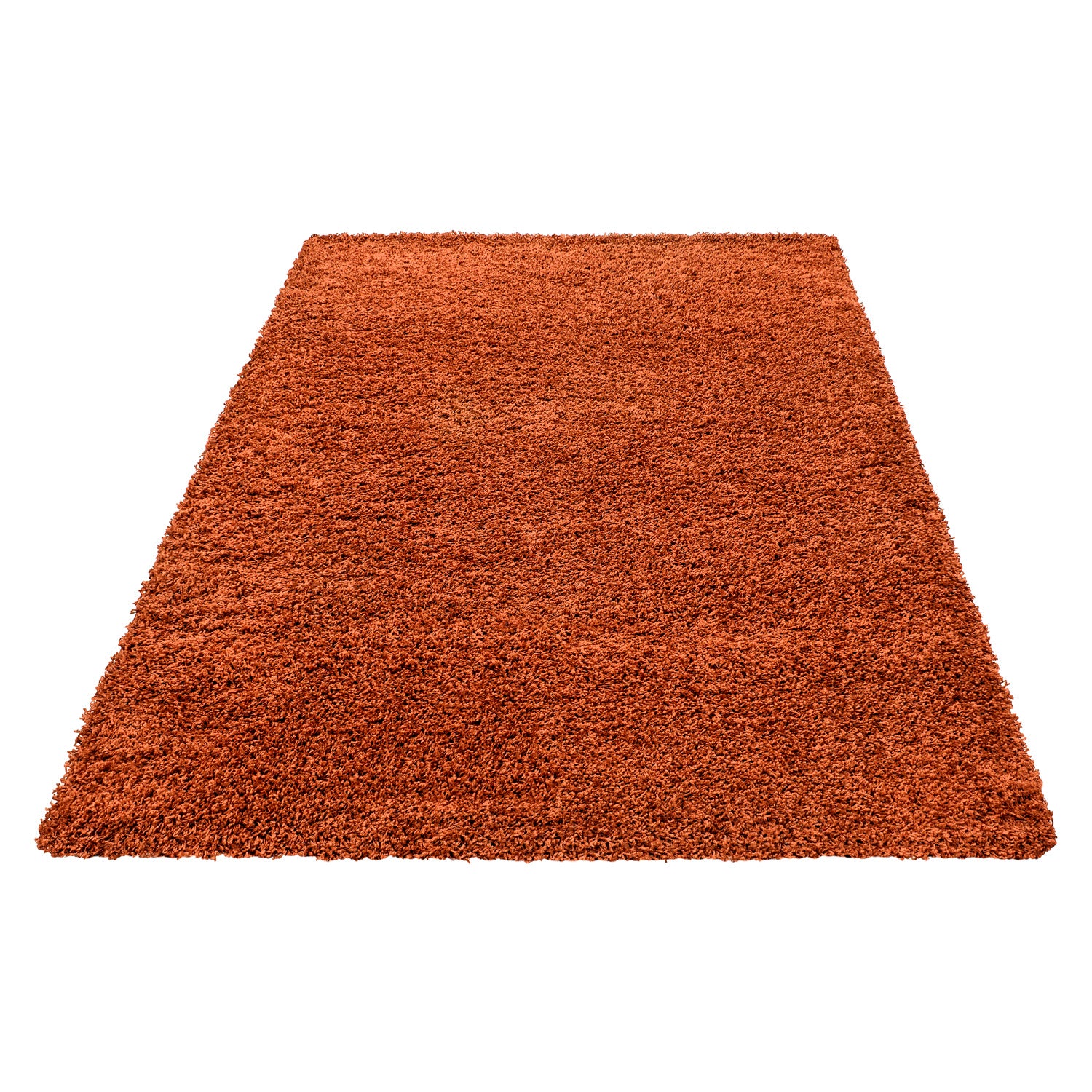 Shaggy Hochflor Langflor Teppich Soft Wohnzimmerteppich Farbe Terra Braun