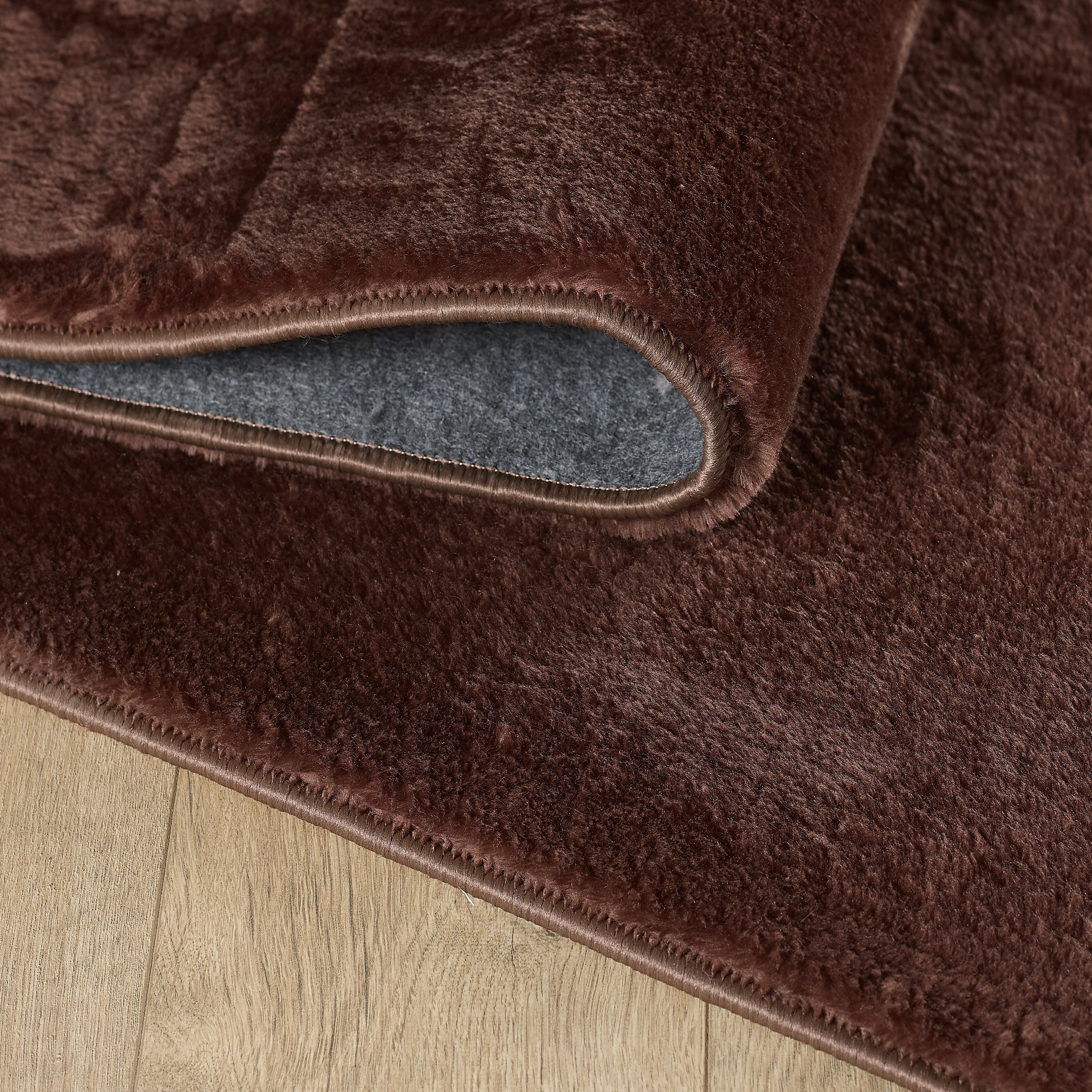 Teppich Wohnzimmer Weich Flauschig Shaggy Hochflor Waschbar Einfarbig