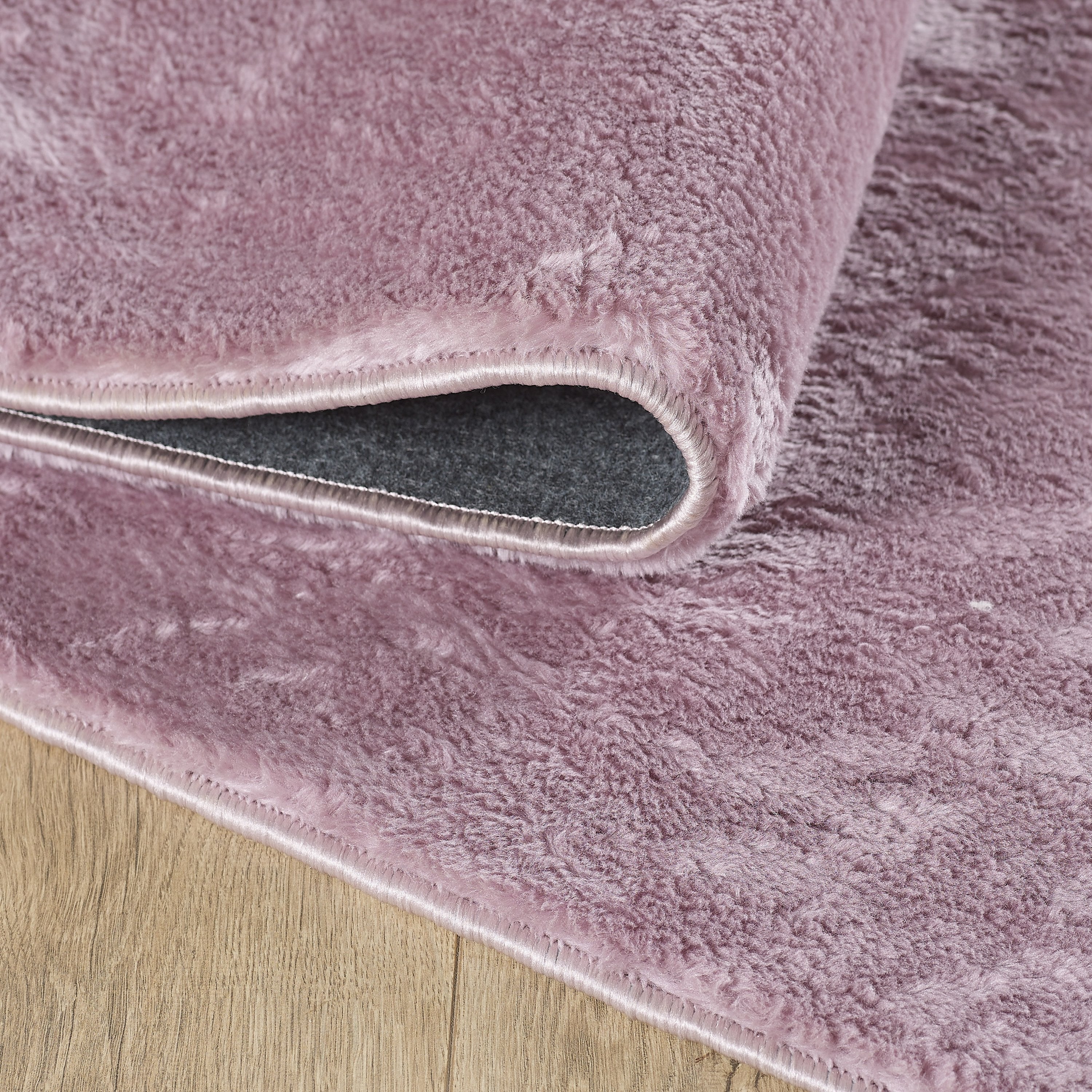 Teppich Wohnzimmer Weich Flauschig Shaggy Hochflor Waschbar Einfarbig