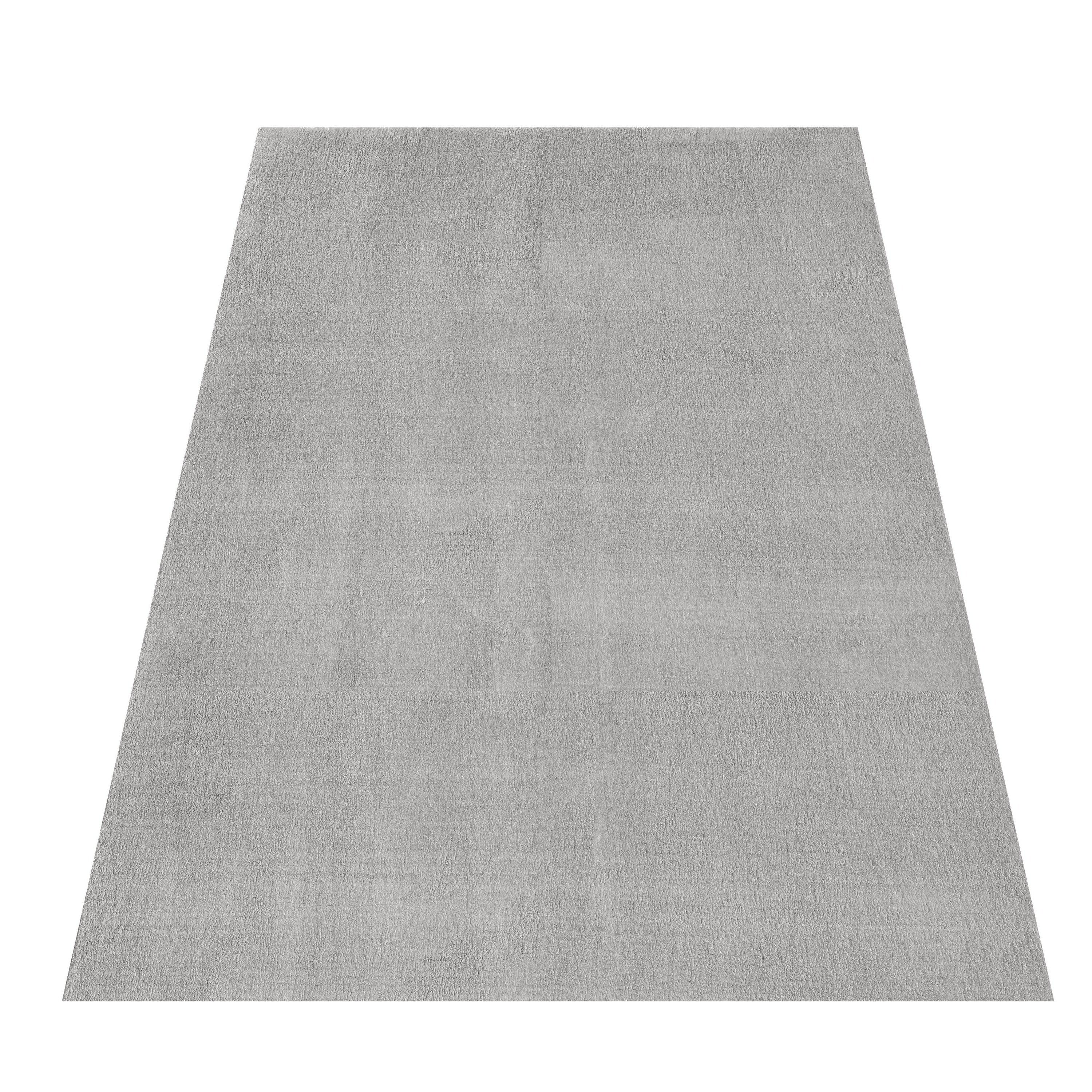 Teppich Wohnzimmer Weich Flauschig Shaggy Hochflor Waschbar Einfarbig