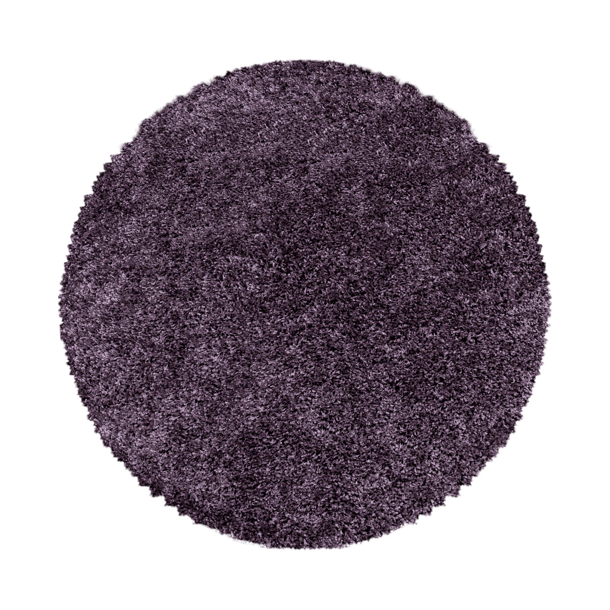 Hochflor Shaggy Teppich Wohnzimmerteppich Schlafzimmer Flor Super Soft Form Rund