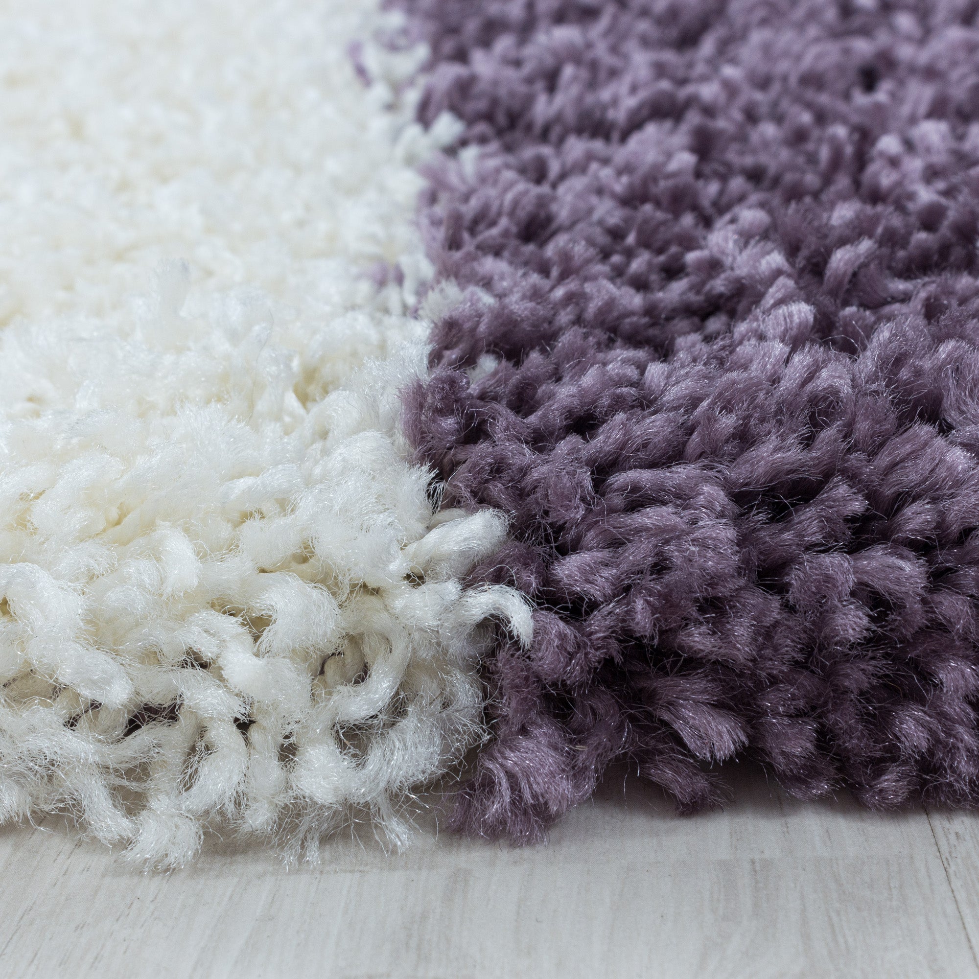 Design Hochflor Teppich Wohnzimmerteppich Dreieck Muster Abstrakt
