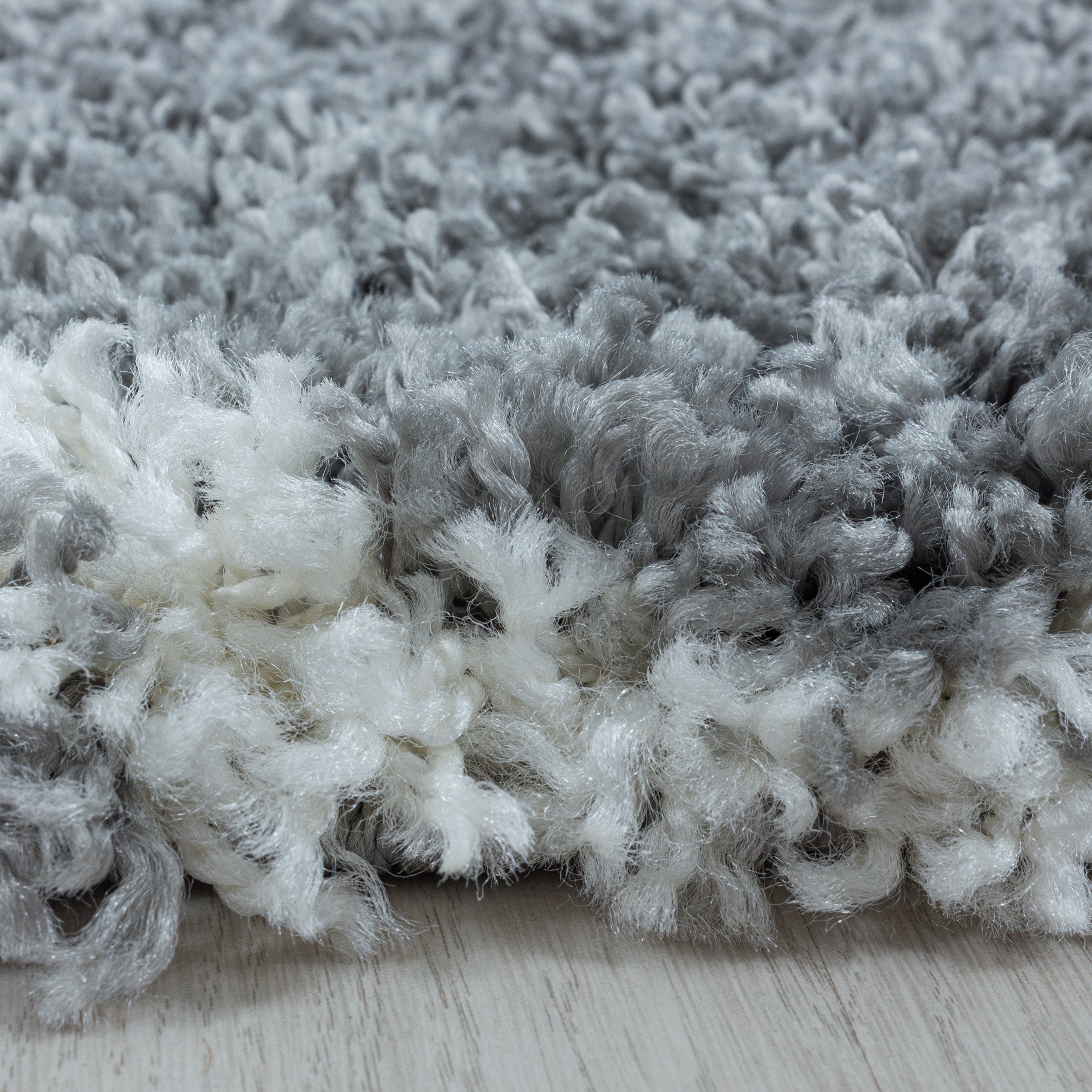 Design Hochflor Teppich Wohnzimmerteppich Muster Kachel Tile Jacquard Form Rund