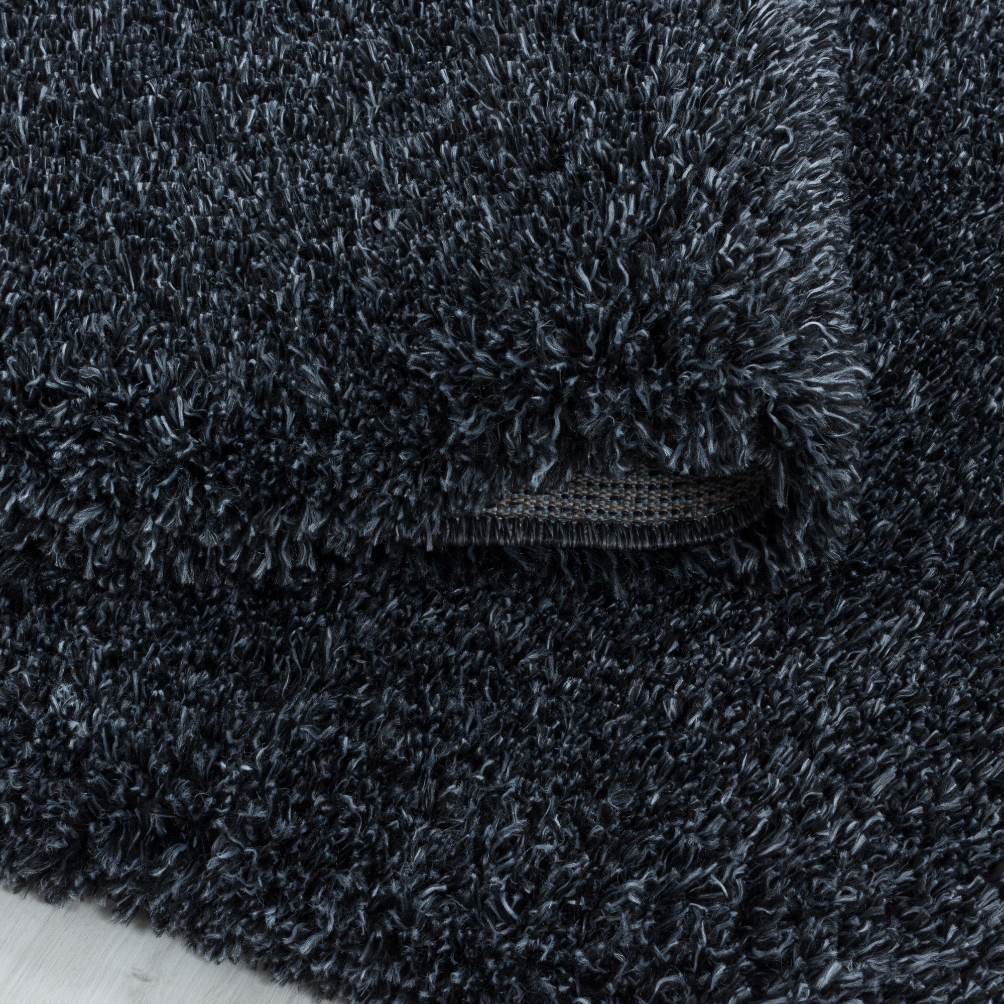 Shaggy Teppich Set Hochflor Bettumrandung Läufer Läuferset Anthrazit 3 Teile