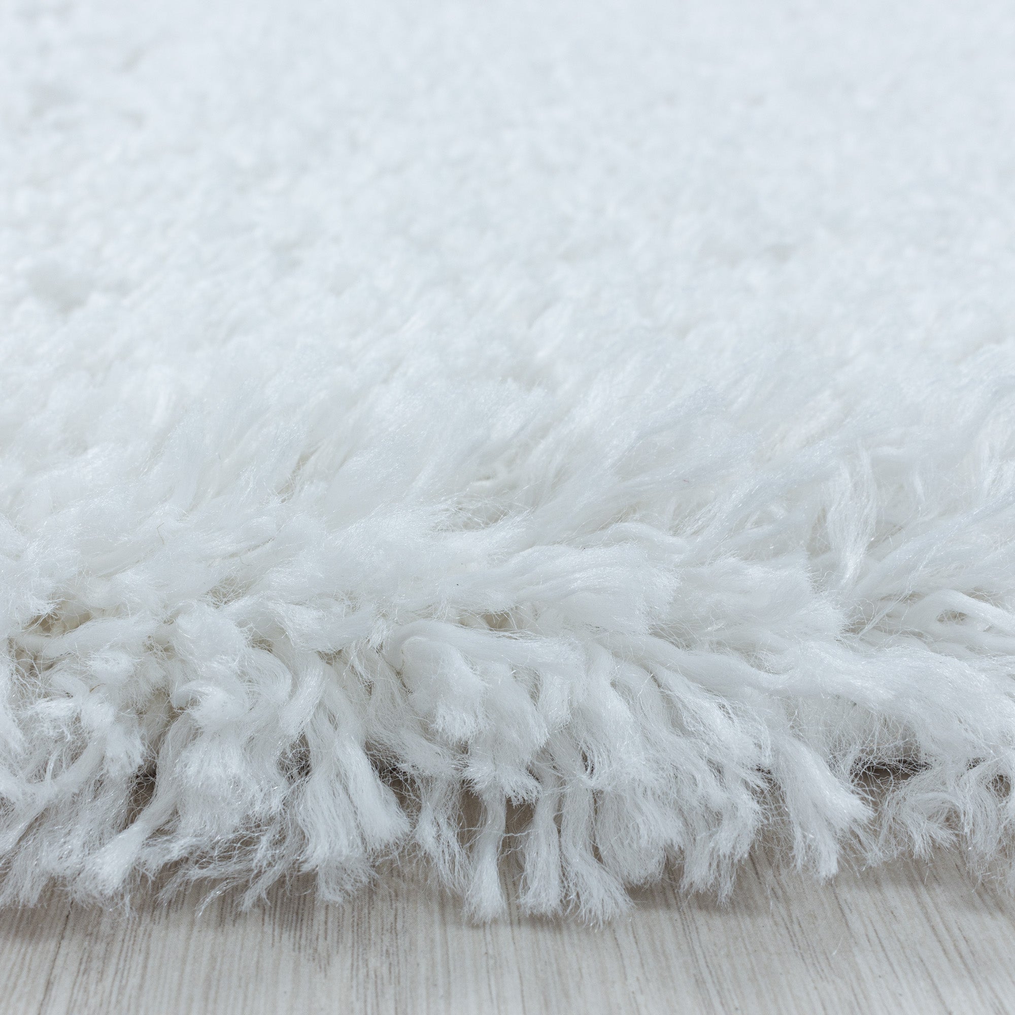 Shaggy Teppich Set Hochflor Bettumrandung Läufer Läuferset Weiss Weich 3 Teile