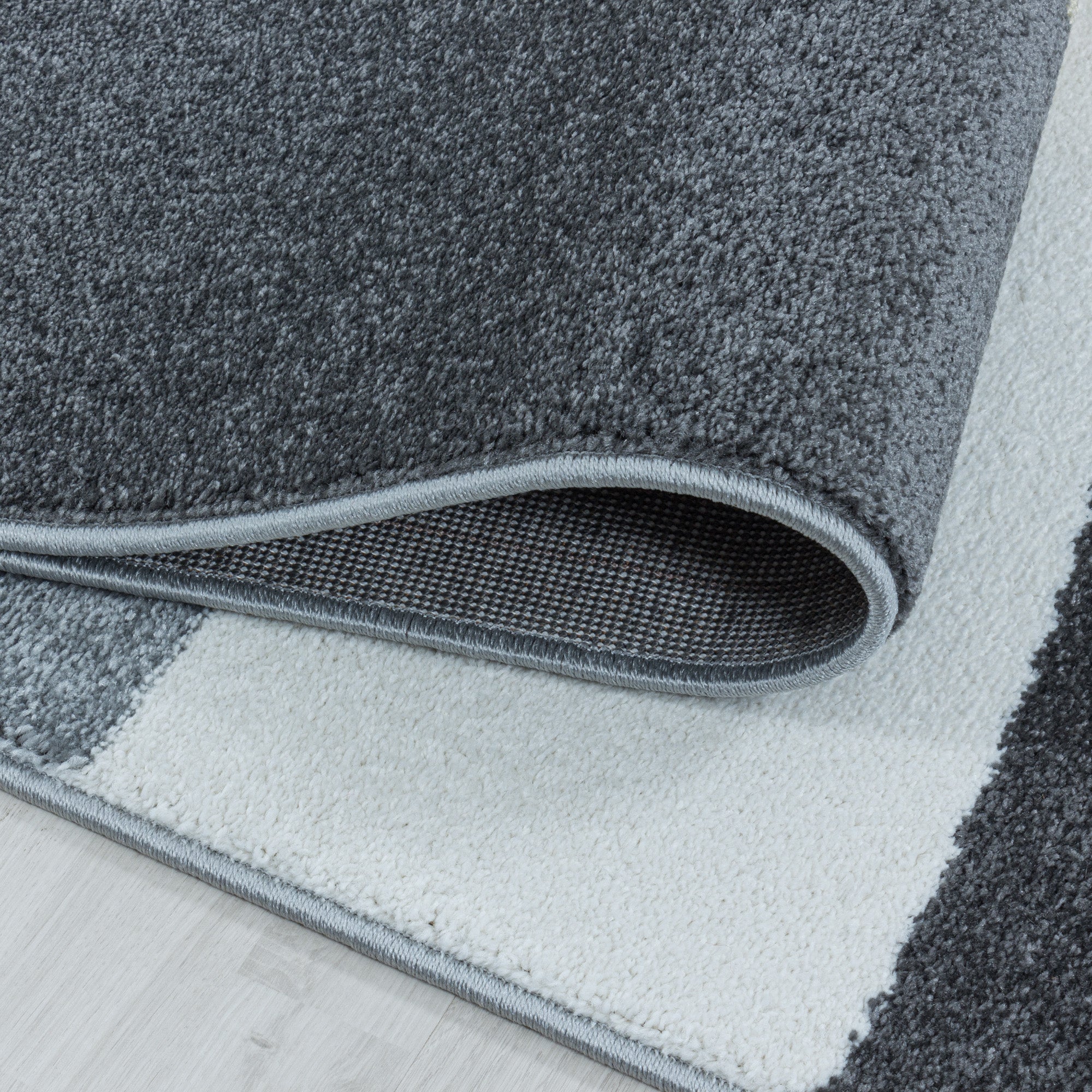 Kurzflor Teppich Set Schlafzimmer Läufer Zipcode Design Abstrakt 3 Teile Gelb