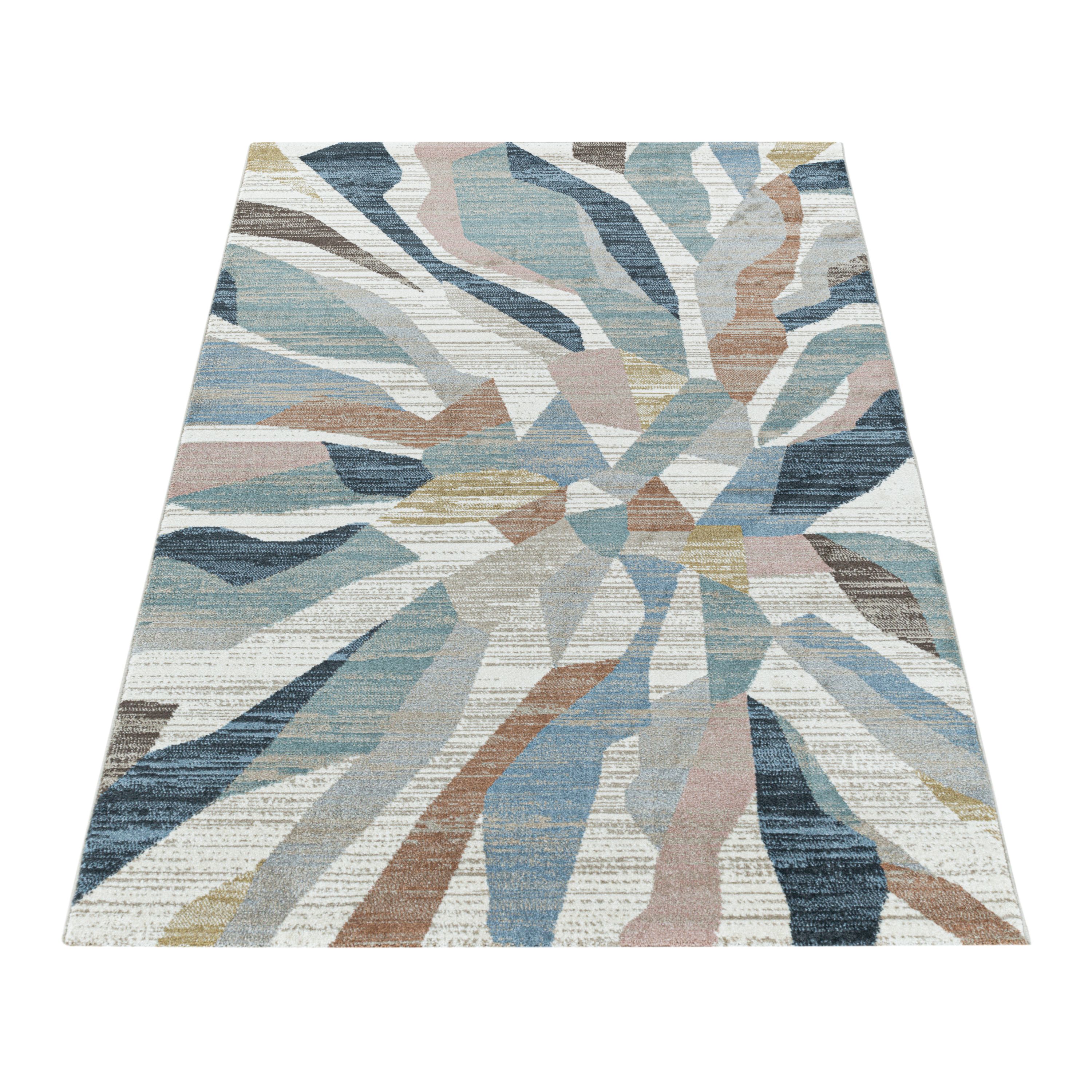 Kurzflor Teppich ARISTO Wohnzimmer Teppich Mix Design