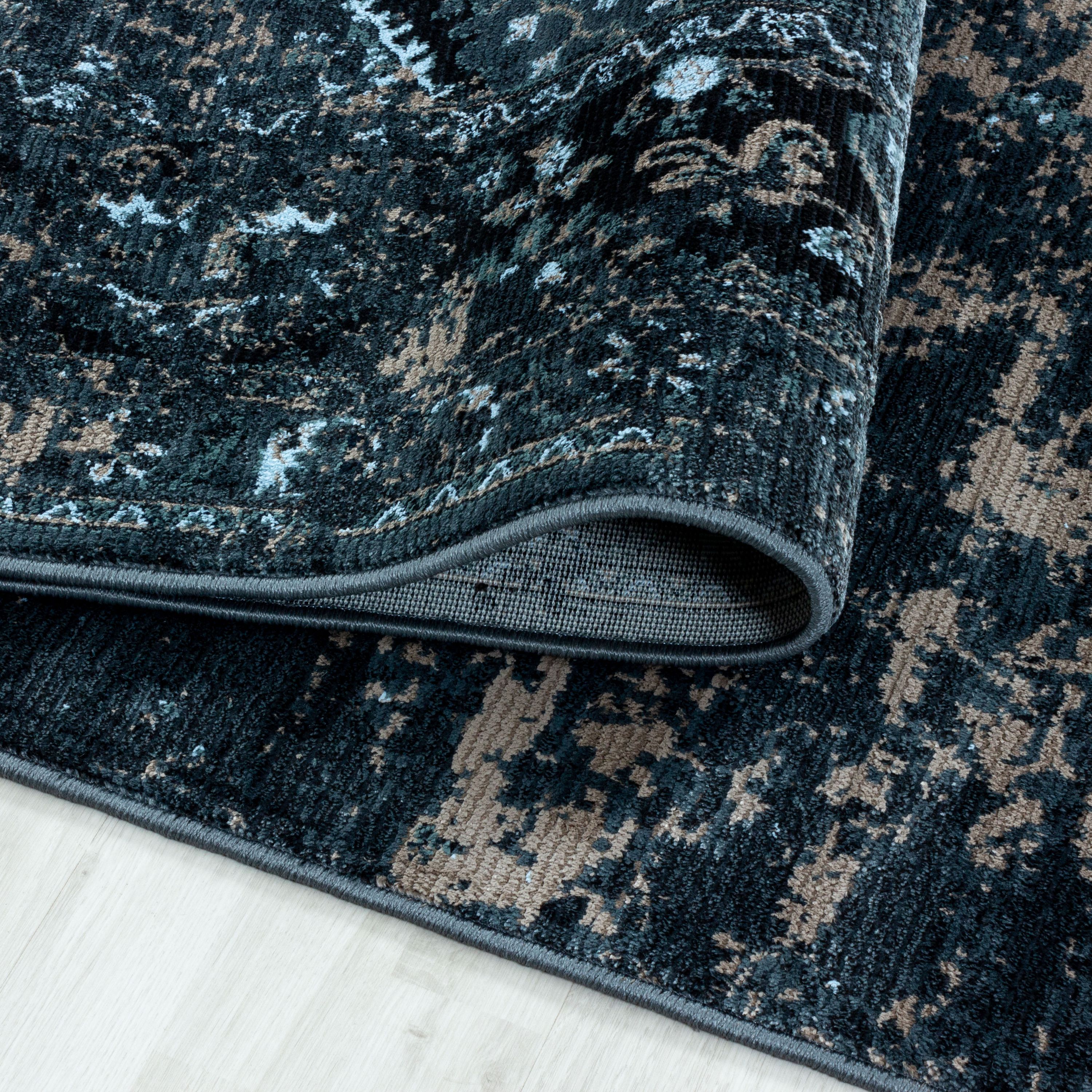 Kurzflor Design Teppich GRETA 100% Recycled Polyester Orient Vintage Design